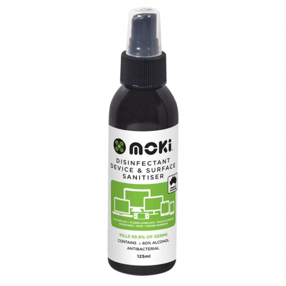 Moki 消毒装置および表面消毒剤 (125mL)