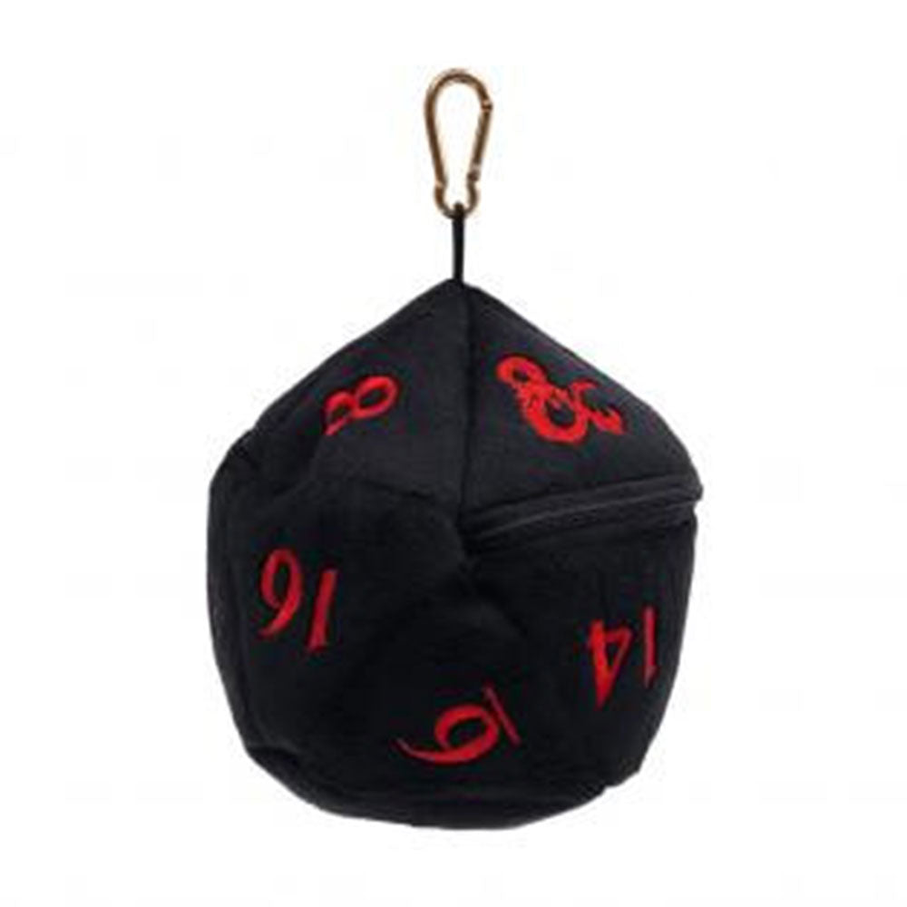 Ultra Pro Dungeons & Dragons D20 Plush Dice Bag (Black&Red)