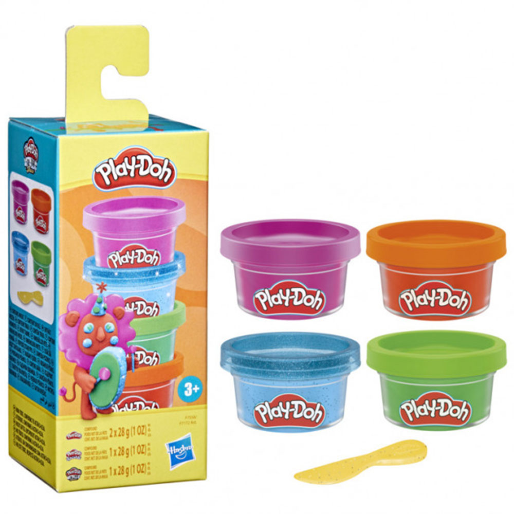 Play-Doh Mini-Farbpaket, kreatives Spielzeug (1 Stück, zufälliger Stil)