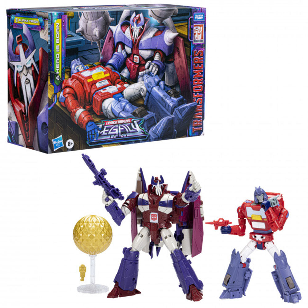 Transformers Legacy A Hero is Born Action Figure 2 Pack