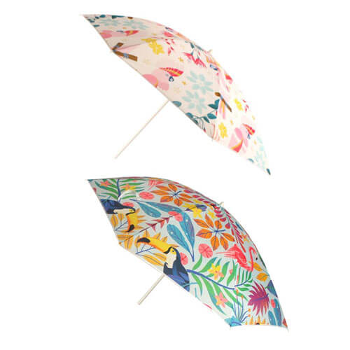 Printed Beach Umbrella 180cm
