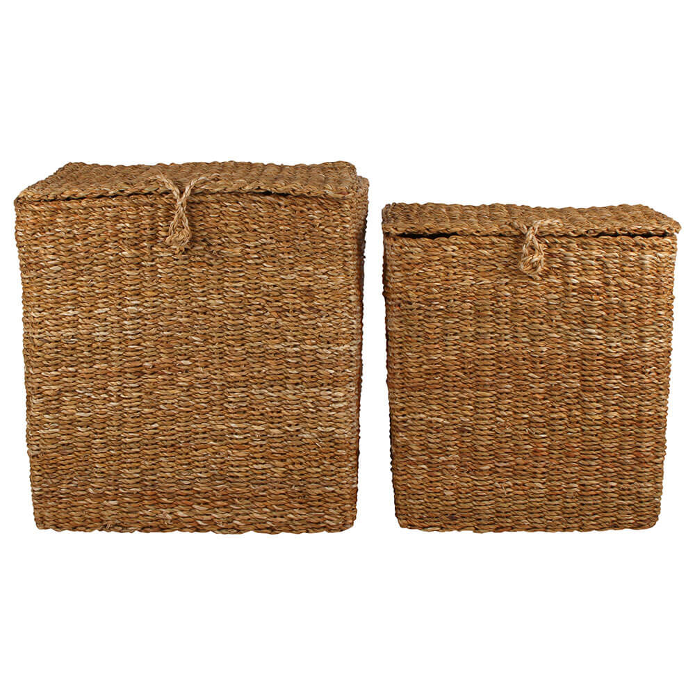 Anakie Seagrass Basket Set of 2 (Large 43x43x45cm)