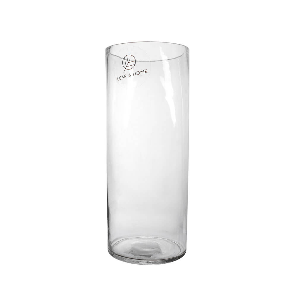 Blaire Handcrafted Cylinder Glass Vase (30cmx12cm)