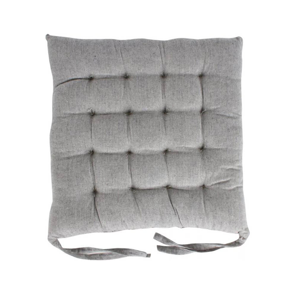 Cotton Chairpad Dark Grey (40x40cm)