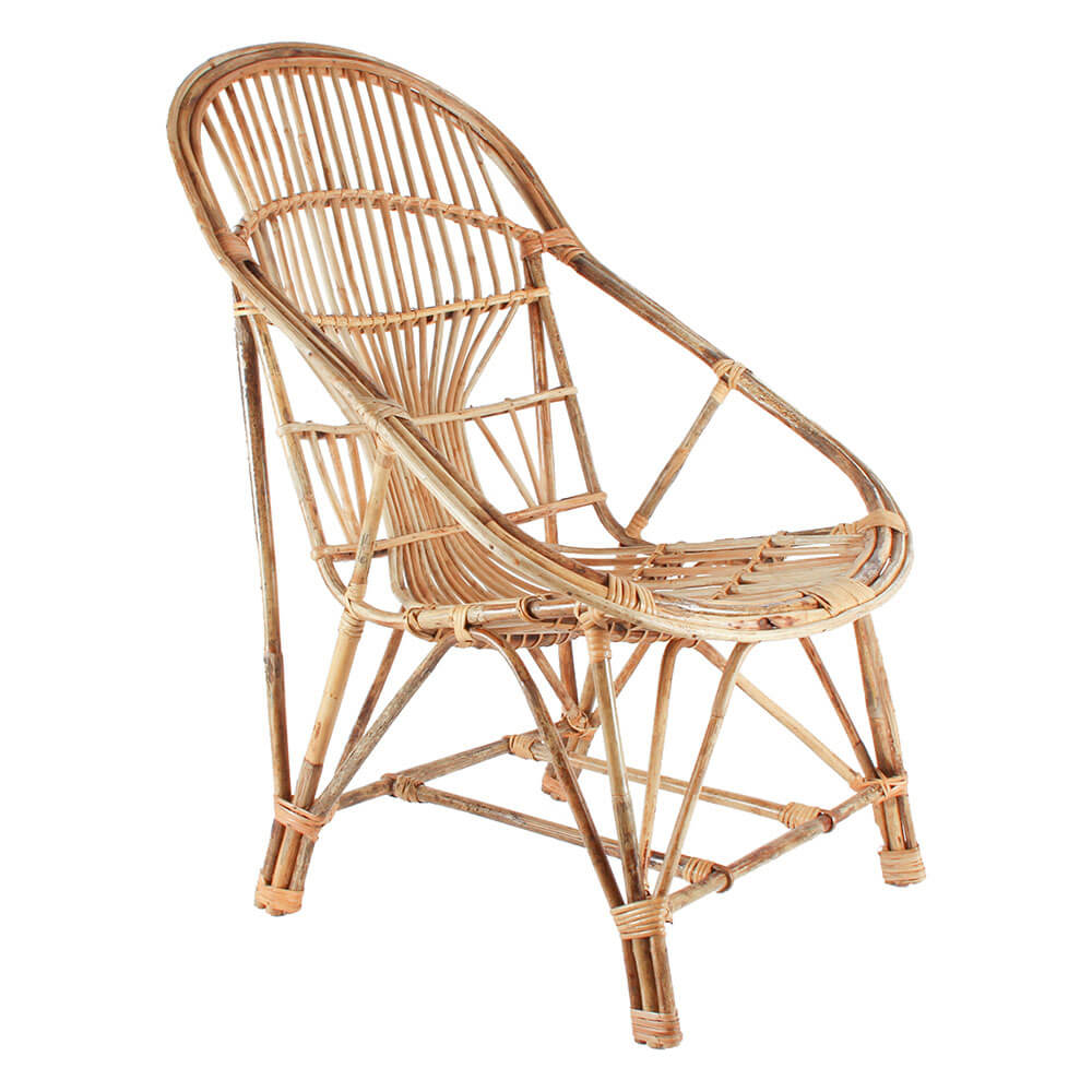 Wray Natural Cane Chair (88x60x40cm)