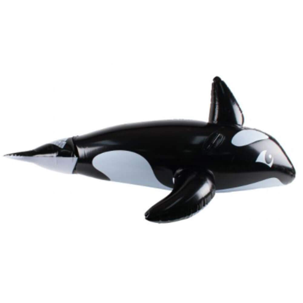 Flotador inflable para natación de ballenas con asas (150x35cm)