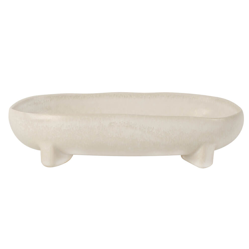 Yaritza Ceramic Bowl with Feet (24x14x6cm)