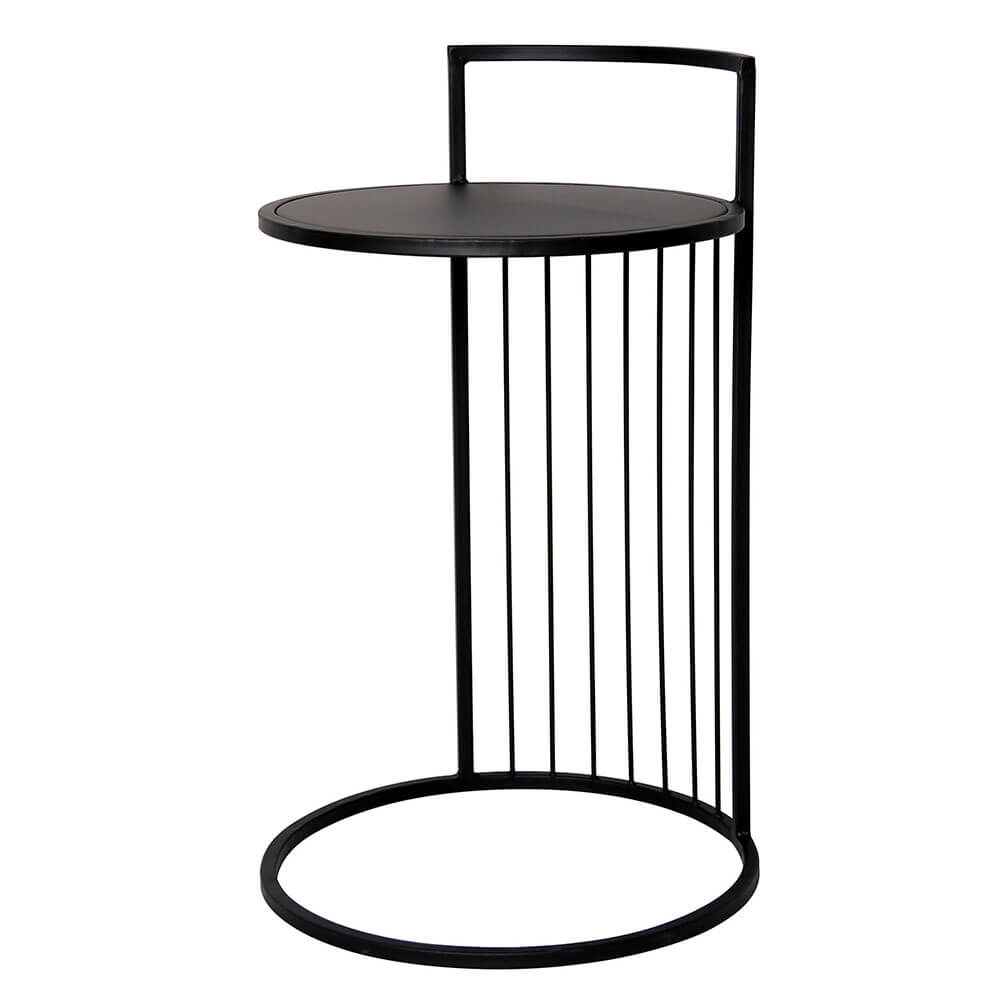 Stark Side Table Matte Black (65x38x38cm)