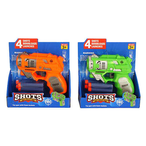 Shots Foam Bullet Gun (1pc Random Color)