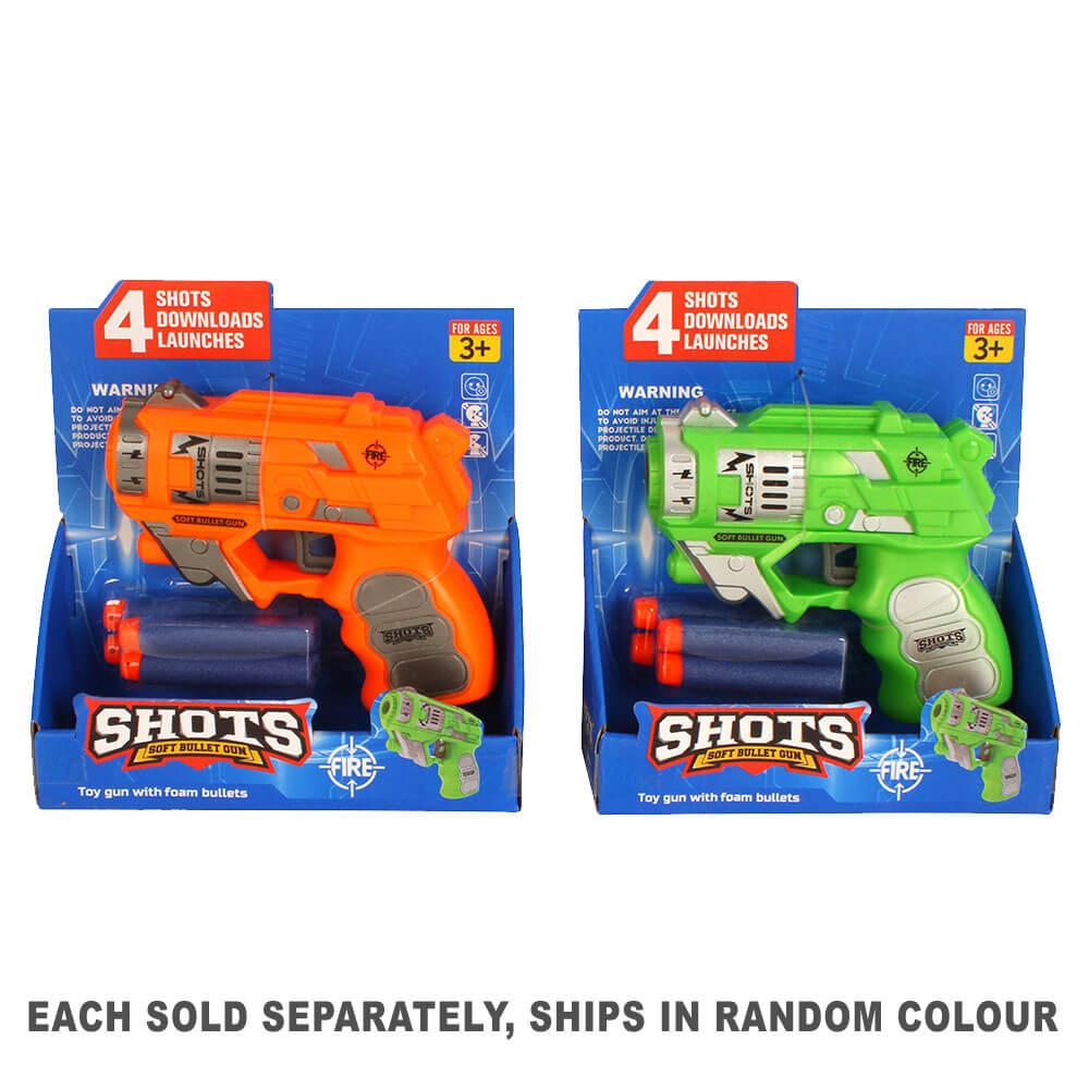 Shots Foam Bullet Gun (1pc Random Color)