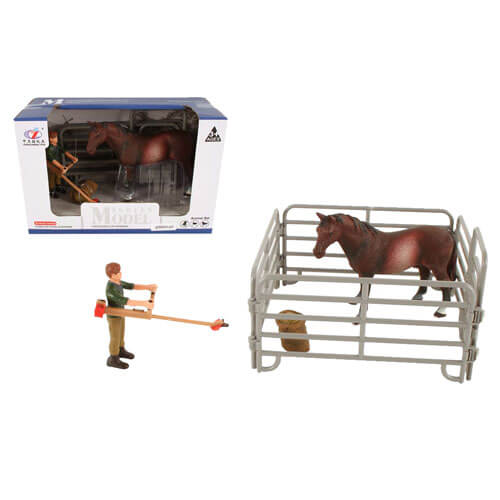 Horse and Farmer Play Set (1pc Random Style)
