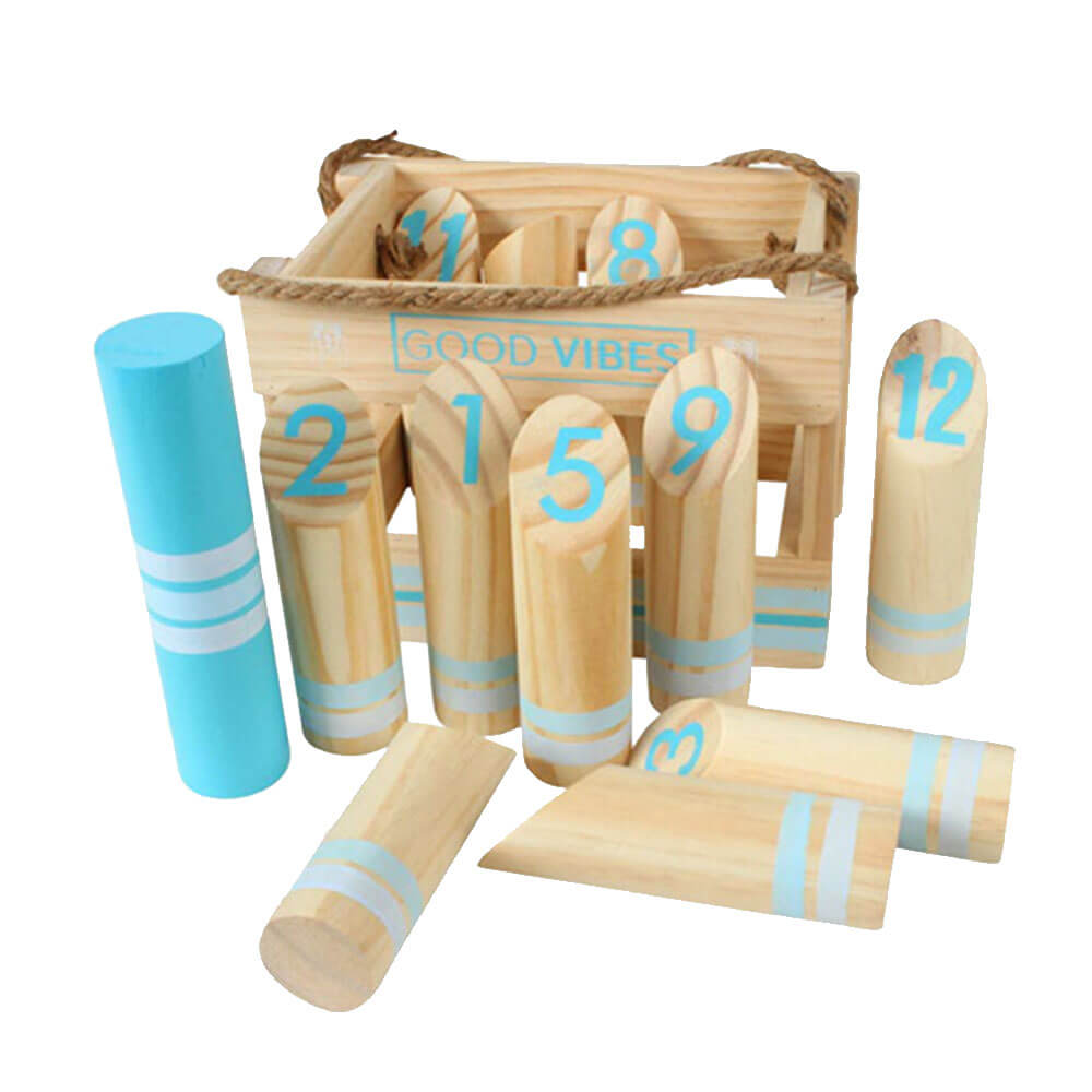 Wood Chuck Outdoor Game Set in Wooden Crate (24x17cm)