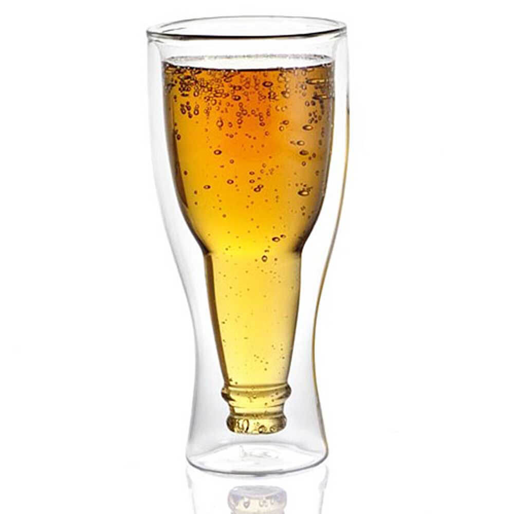 Botella de cerveza Avanti de vidrio de doble pared
