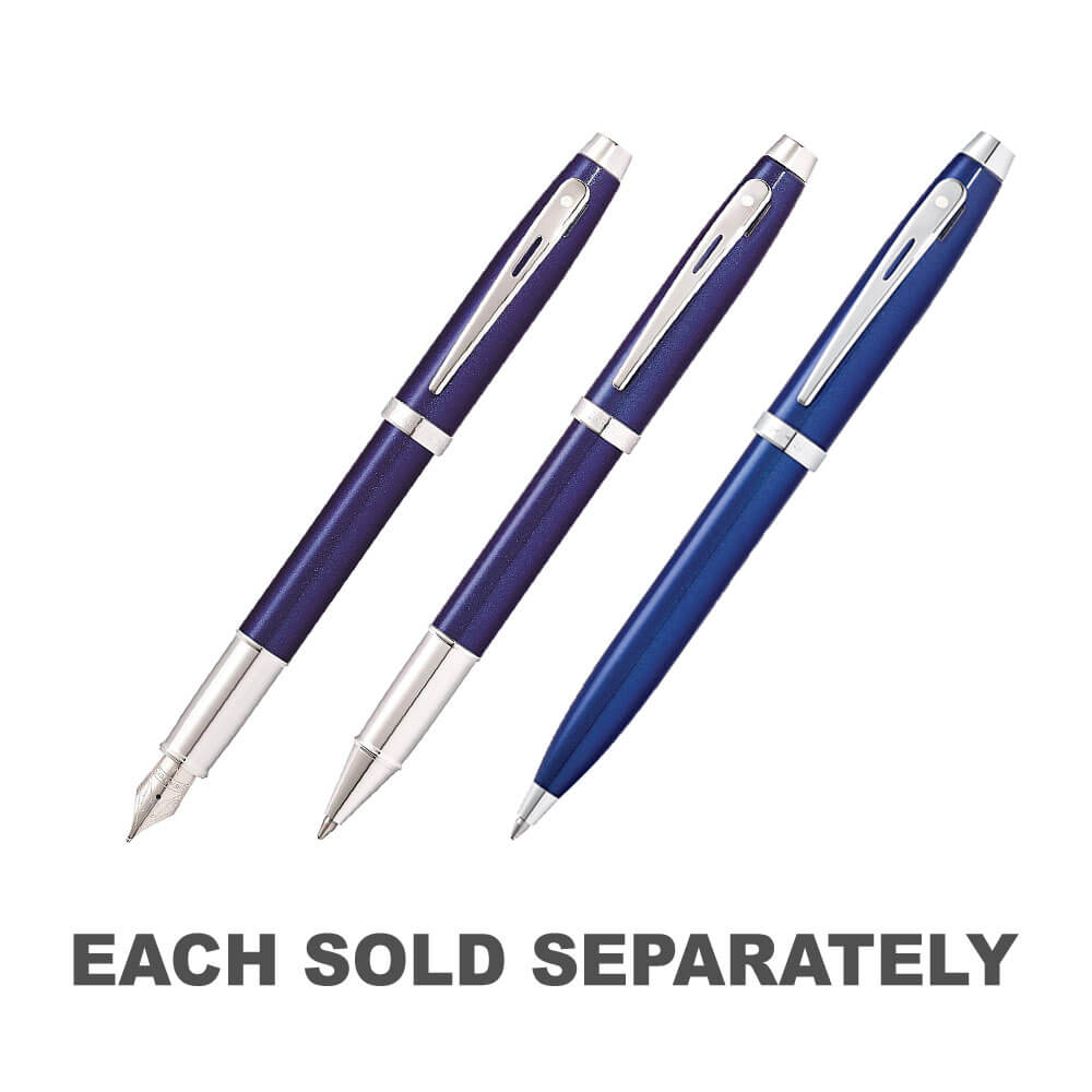 100 blau lackierter/verchromter SS-Stift
