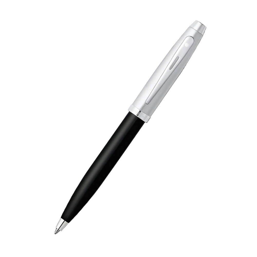 100 Glossy Black/Chrome/Nickel Plated Pen