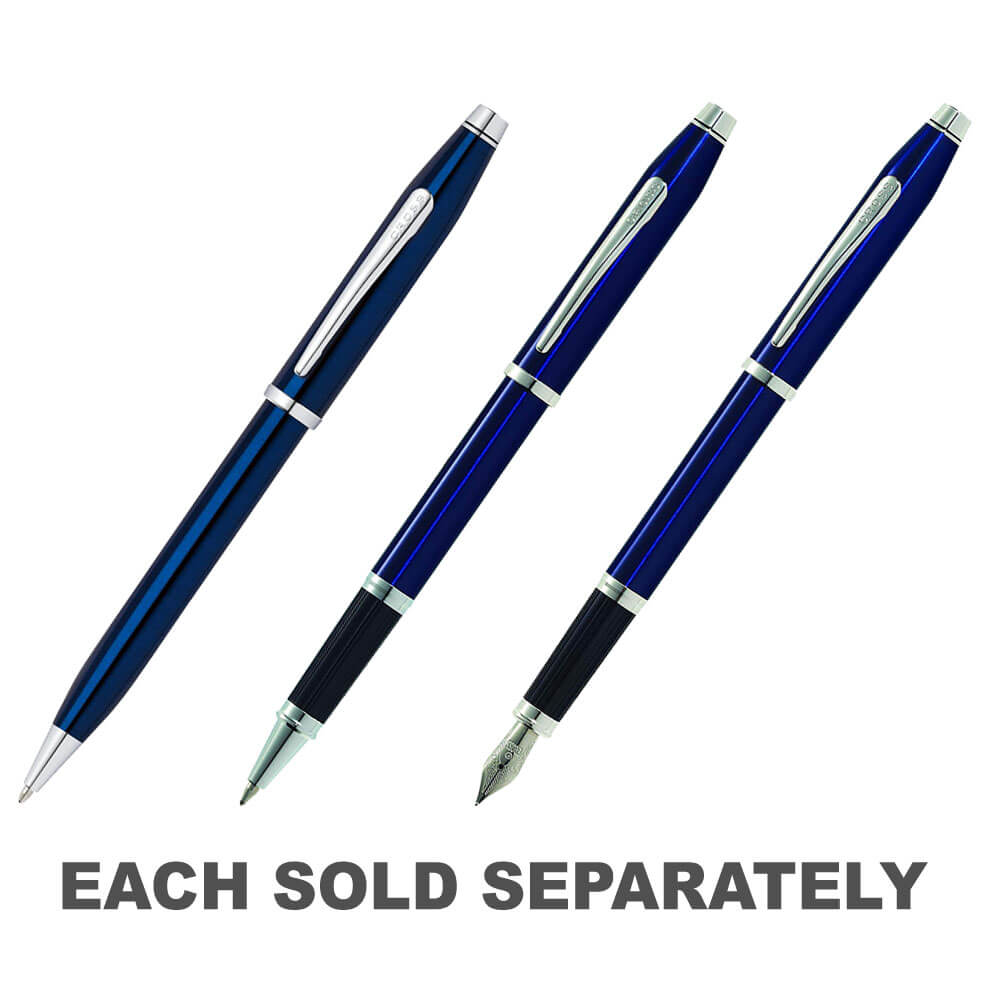 Bolígrafo lacado azul Century II