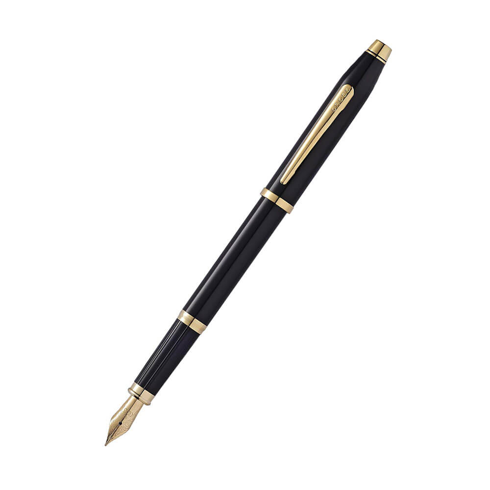 Century II Black Lacquer 23CT Pen