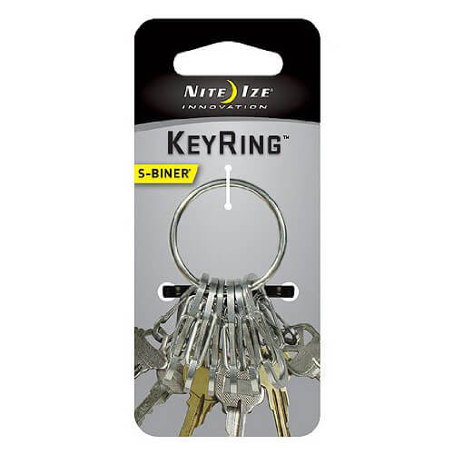 KeyRing Steel w/ Stainless S-Biners