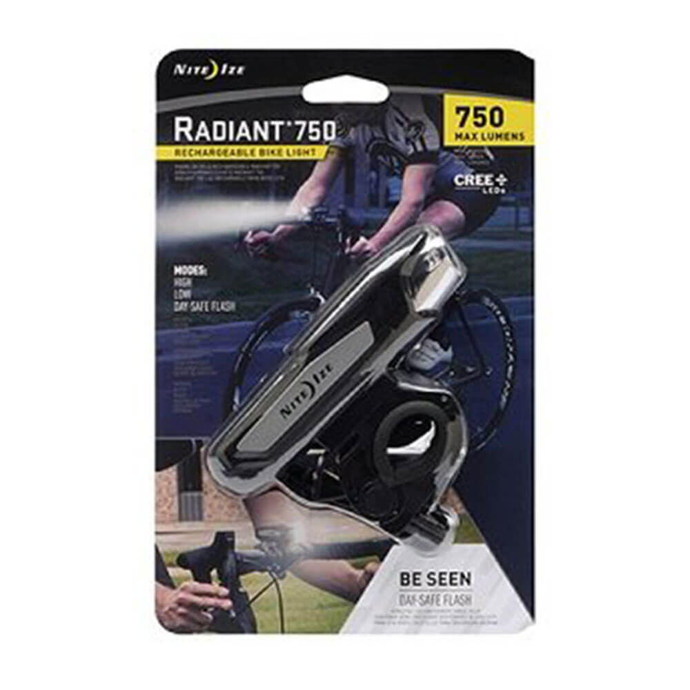 Éclairage de vélo rechargeable Radiant 750 pro
