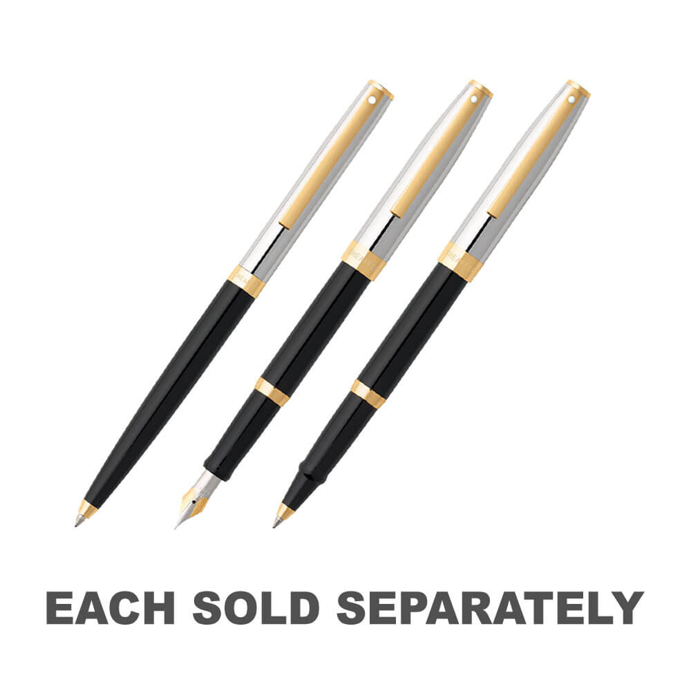 Sagaris Black/Chrome/Gold Trim Pen
