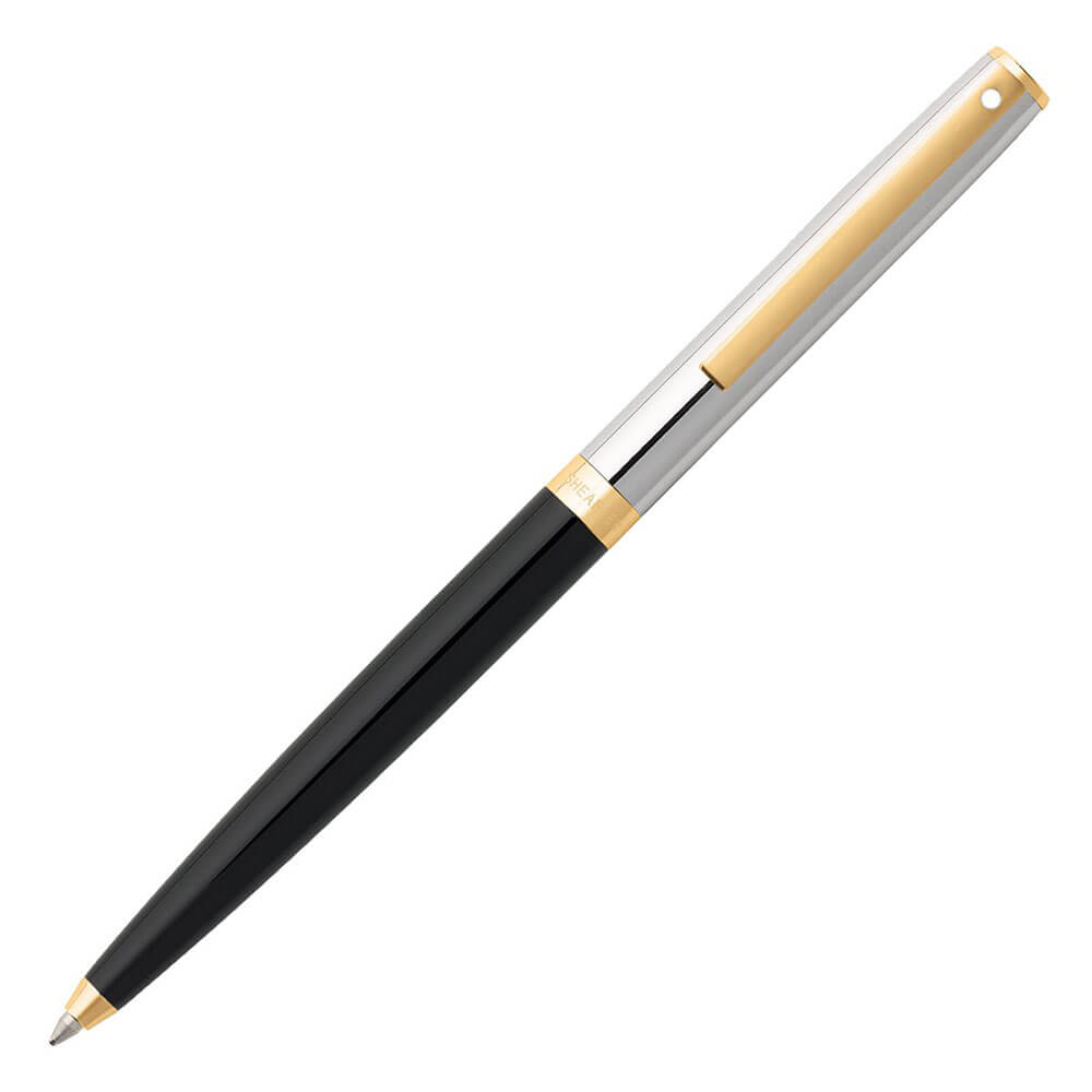  Sagaris Stift mit schwarzem/chromem/goldenem Rand