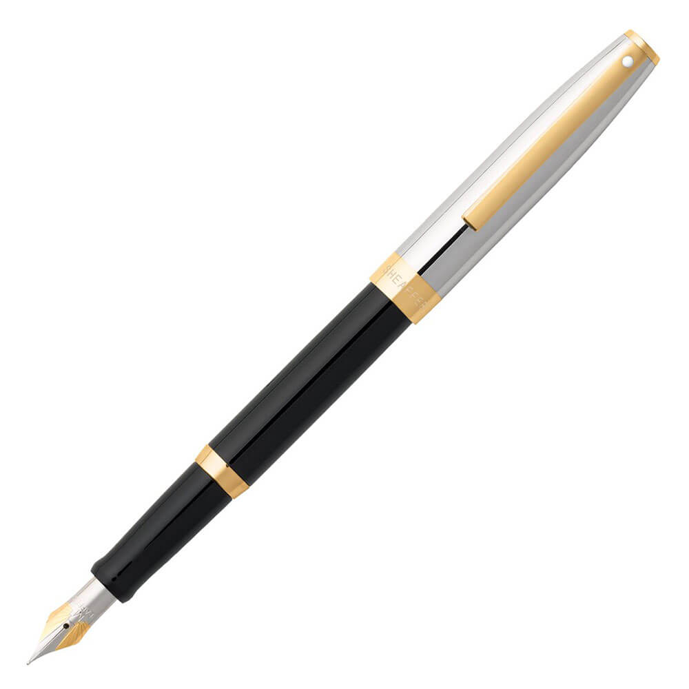  Sagaris Stift mit schwarzem/chromem/goldenem Rand