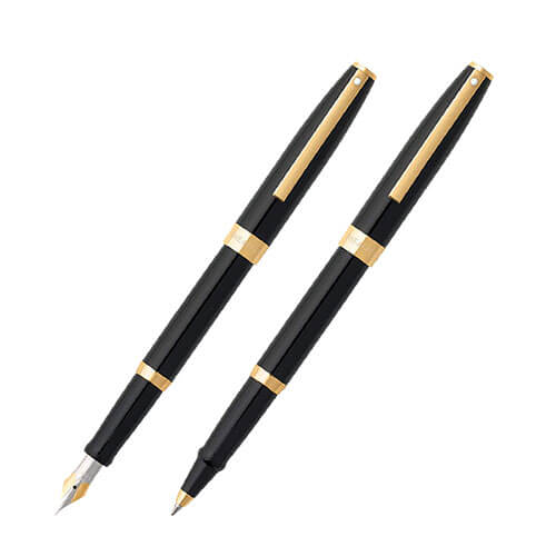 Sagaris Gloss Black/Gold Trim Pen