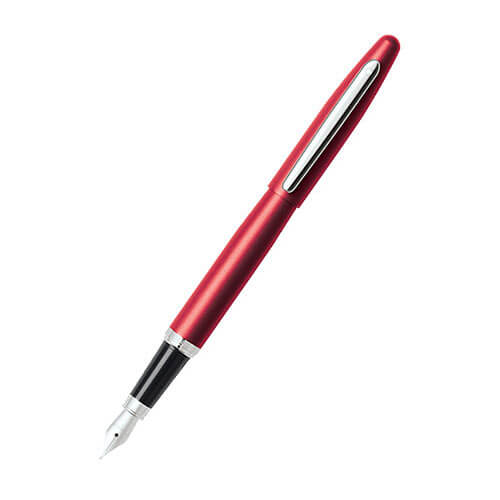 Bolígrafo Vfm excesivo rojo/cromado