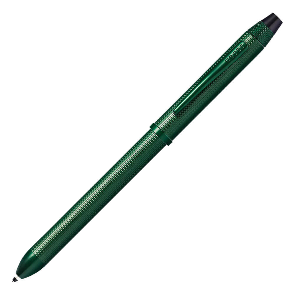 Cross Tech3+ Matte Green Diamond Engraved Pen