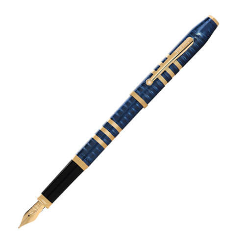 175th Century II +23ct Fountain Pen (Blue Lacquer)