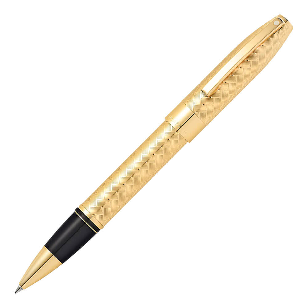 Sheaffer Legacy 23k Gold Chevron Pattern Rollerball Pen