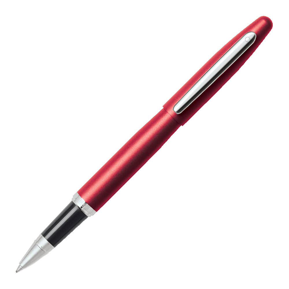 VFM Excessive Red Rollerball Pen w/ Nickel Plate Trim