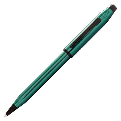 Century II Translucent Green w/ Black Trim Pen