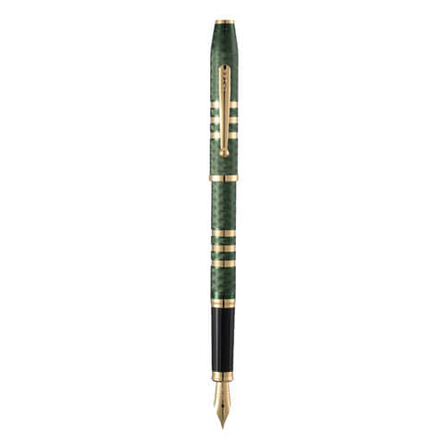 175th Century II +23ct Fountain Pen (Green Lacquer)