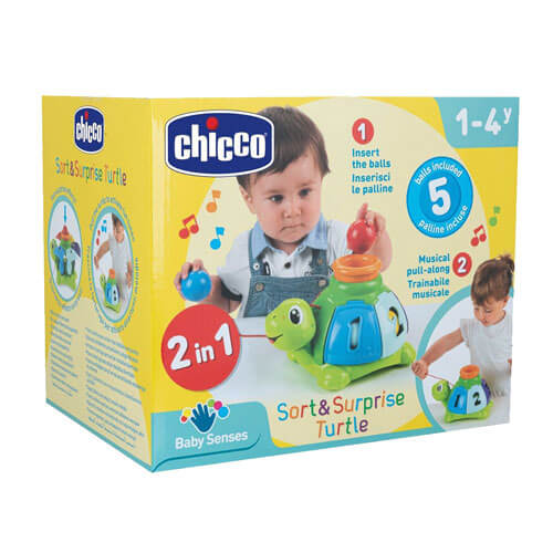 Chicco Turtle Sort and Surprise 2-in-1 Electronic Toy