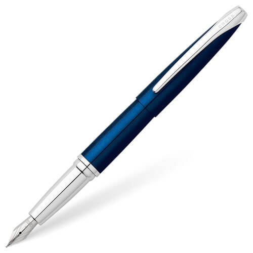 Cross ATX Fountain Pen (Translucent Blue)