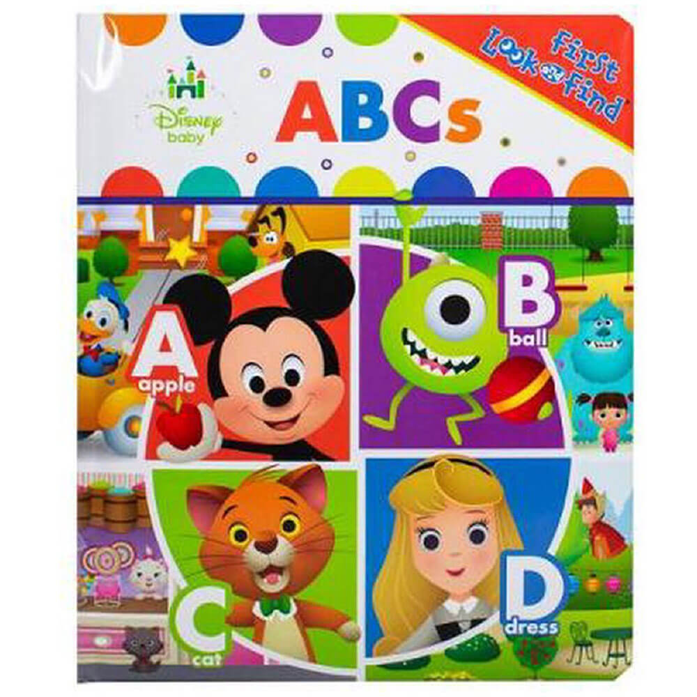 My First Look and Find Disney Baby ABCs Book by Broderick