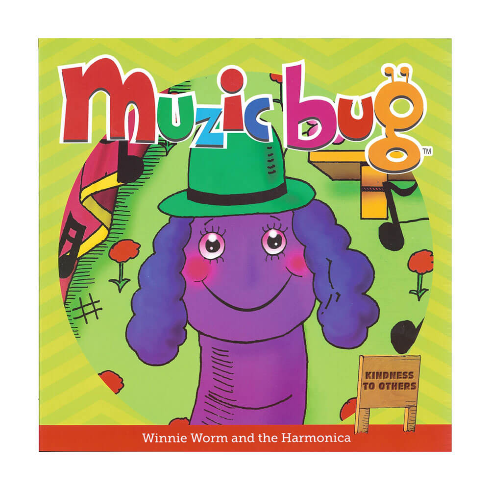 Muzicbug Winnie Worm & the Harmonica Picture Book