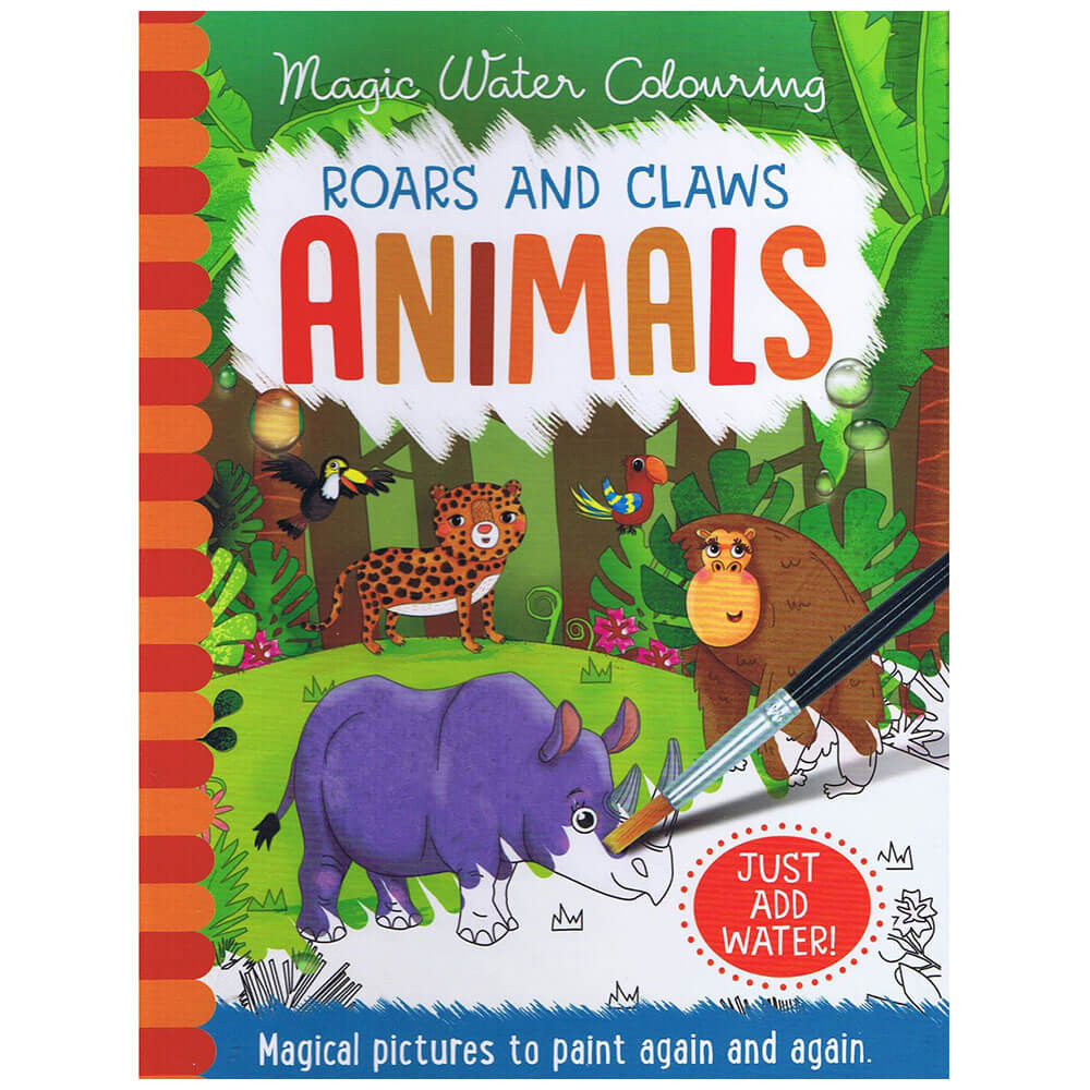 Magic Water Colouring Roars & Claws Animals