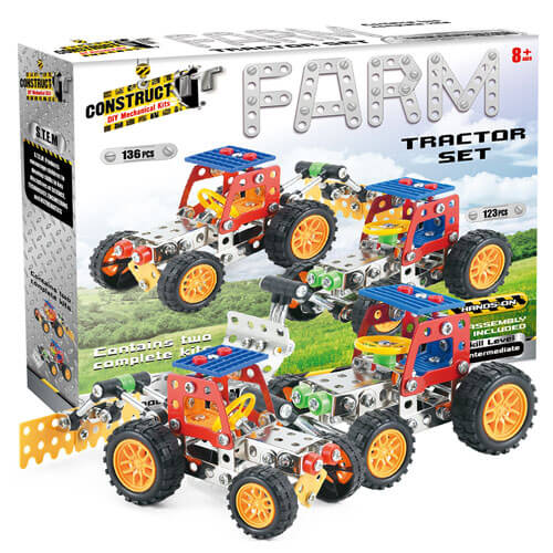 Farm Tractor Toy Set