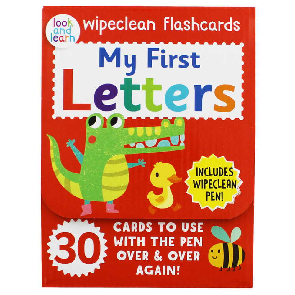 Wipeclean My First Letters Flashcards