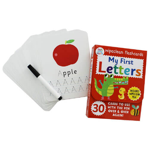 Wipeclean My First Letters Flashcards