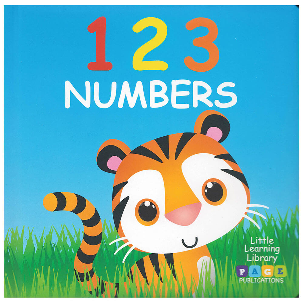 boek met 123 cijfers voor vroeg leren