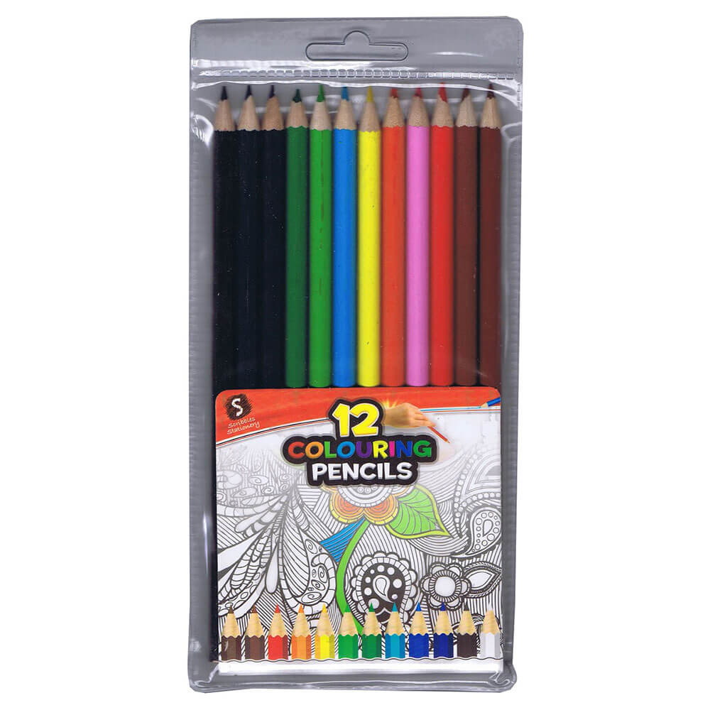 Scribbles 12 Colour Pencils Pack