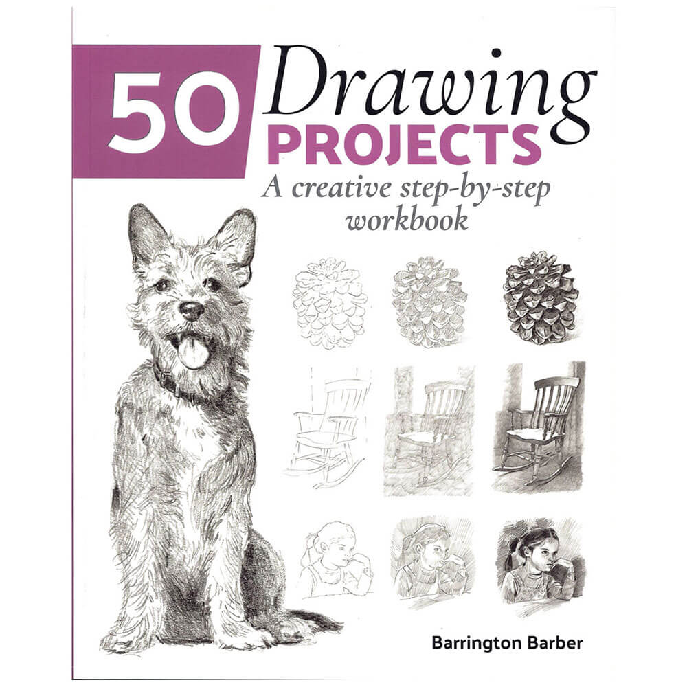 barrington Barber著の50の描画プロジェクトブック