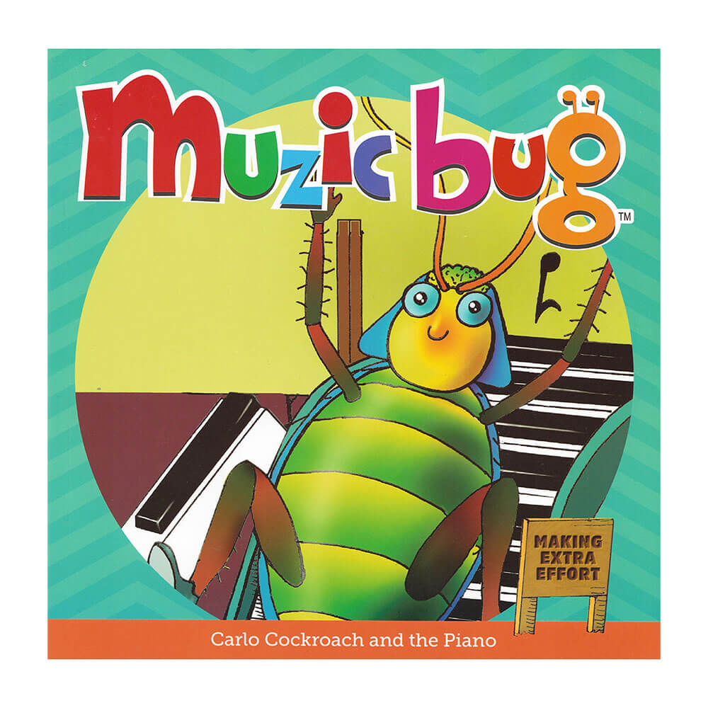 Muzicbug Carlo Cockroach & Piano Picture Book