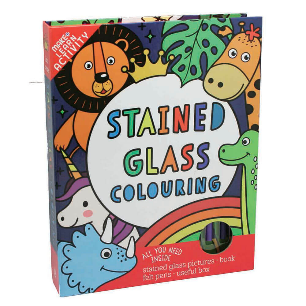 ACTBOX Magic Stained Glass Colouring