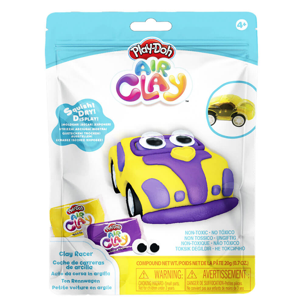 Play-Doh Air Clay Racer – gelb