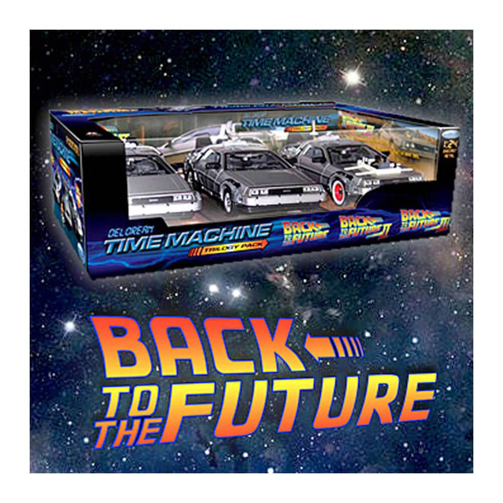 Back To the Future Delorean-Trilogie-Geschenkset