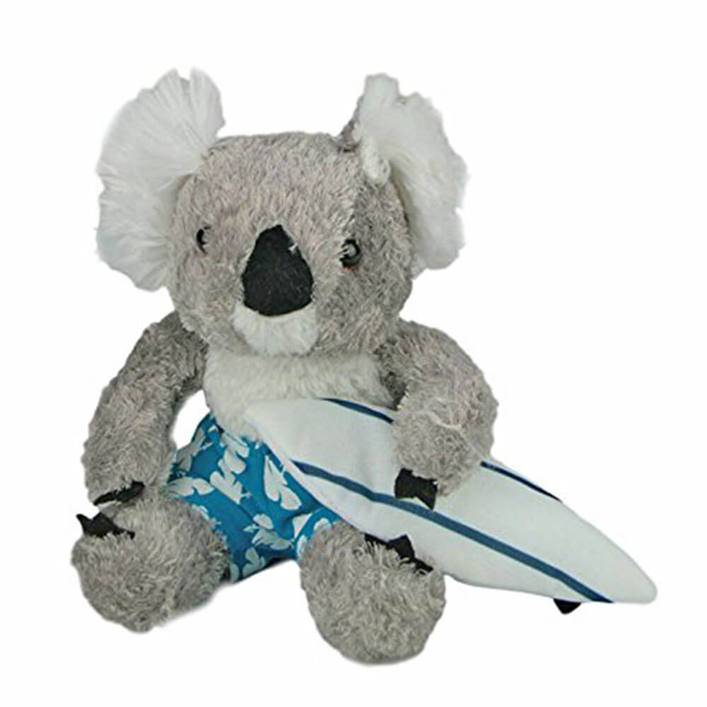 peluche koala surfista de 16 cm.